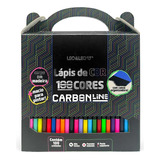 Lapis De Cor 100 Cores Carbon Soft Macio Leonora Marcação Colorido