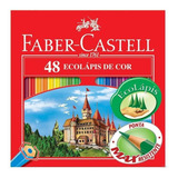 Lápis De Cor 48 Cores Sextavado 120148 Faber-castell 03473