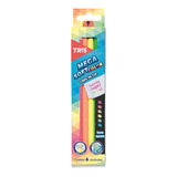 Lapis De Cor C/6 Cores Neon Mega Softcolor - Tris