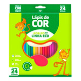 Lápis De Cor Linha Eco Leo E Leo - 24 Cores