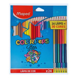 Lápis De Cor Maped Color'peps Star 24+6duo 30 Cores