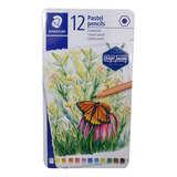 Lápis De Cor Staedtler Pastel Estojo 12 Cores Profissional