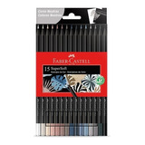 Lápis De Cor Supersoft 15 Cores Neutras Faber Castell