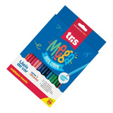 Lápis De Cor Tris Mega Soft Color Caixa 36 Cores Triangular