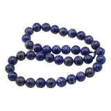 Lapis Lazuli Natural Bola Esfera 10mm Teostone Fio Colar 256