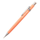 Lapiseira Técnica 0.5mm Pentel Sharp P200 Tom Pastel Cor Laranja Pastel 0.5mm