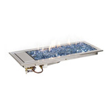 Lareira A Gás - Kawah - 100 Cm Em Inox De Embutir