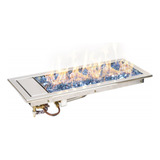 Lareira A Gás Kawah 120 Cm De Inox De Embutir Promoção