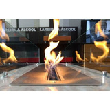 Lareira Ecológica Aço Inox 304 (queimador