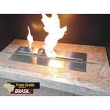 Lareira Ecológica Aço Inox 304 (queimador