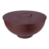 Lareira Externa Portátil De Chão Jardim Redonda 45cm M3008