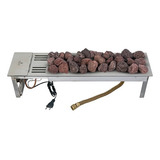 Lareira Interna De Embutir A Gás Império 60cm Fogo&art