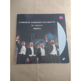 Laser Disc Carreras Domingo Pavarotti In Concert Mehta