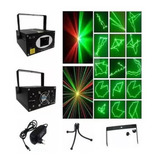 Laser Holografico Dj Hl22 250mw Sensor Som Verde Vermelho