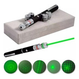 Laser Verde 8000 Mw Caneta + 5 Ponteiras + Estojo + Pil Co12
