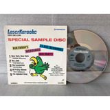 Laserdisc Compacto Laserkaraoke - Special Sample Disc - Usa