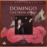 Laserdisc Placido Domingo - Live From Miami