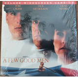 Laserdisc Raro Filme A Few Good Men Importado Eua 2 Discos