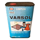 Lata Antiga Esso Varsol 1 Lt Vazia Decoração Ab.3593