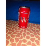 Lata Coca Cola Letra W 350ml