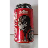 Lata Coca-cola Capitão América Vazia - Avengers Endgame