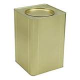Lata Metal Quadrada Vazia 18l Artesanato Solvente Tinta