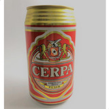 Lata Vazia Antiga Cerveja Cerpa - Ano 1998 Vermelha