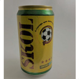Lata Vazia Antiga Cerveja Skol - Ano 1998