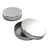 Latinha Para Personalizar De Metal 5x1 Prata (100 Unid)
