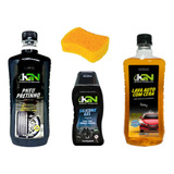 Lava Carro Moto Kit Limpeza Automotiva Kn Com Silicone