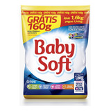 Lava Roupas Pó Baby Soft Sachê Promocional 1,6kg Sabão Em Pó