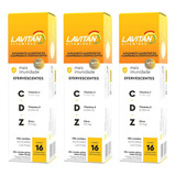 Lavitan Vitamina C 1000mg D 2000ui Z 13mg 48cp Efervescentes