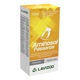 Lavizoo Aminosol Pássaros 10ml Vitamina Aminoácido