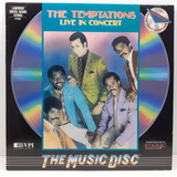 Ld - Laserdisc The Temptations - Live In Concert - Excelente