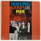 Ld Laserdisc Rolling Stones - Live At The Max - Com Encarte