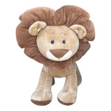 Leão Pelúcia Fofinho 30cm Safari Presentes Decoração