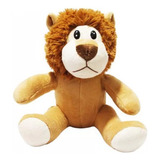 Leão Pelucia Leo Sentado 30 Cm Caramelo Safari Antialergico
