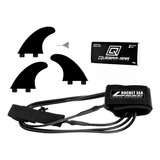 Leash Strep Prancha Surf Quilhas Sistema Fcs M5 Parafina 80g