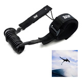 Leash Strep Surf Cordinha Bodyboard Bíceps Braço Soul Fins Cor Preto