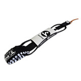 Leash Surf Competição Duplo Girador 6'/5mm Preto + Fuwax