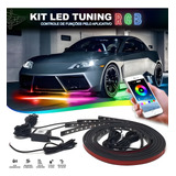 Led Neon Rgb Externo Acessorios Tunnig Luz Carro 8 Cores 12v