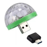 Led Small Magic Ball Mini Globo De Festa Rgb Celular Carro