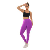 Legging Empina Bumbum Jacquard Poliamida Zero Transparencia