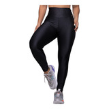 Legging Fitness Malha Trilobal Canelada Feminina Academia