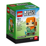 Lego Brickheadz Minecraft 40624 - Alex - Pronta Entrega!