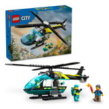 Lego City Helicóptero De Resgate De