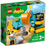 Lego Duplo 10931 Construção Cidade Caminhão E Escavadeira