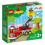 Lego Duplo 10969 Cidade Caminhão Dos Bombeiros 2 Anos + 12x