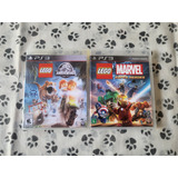 Lego Jurassic World & Marvel Super Heroes Midia Fisica Ps3