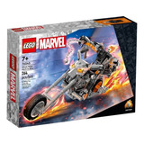 Lego Marvel Motoqueiro Fantasma E Moto 264 Peças 76245